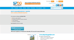 Desktop Screenshot of deporteygestion.com